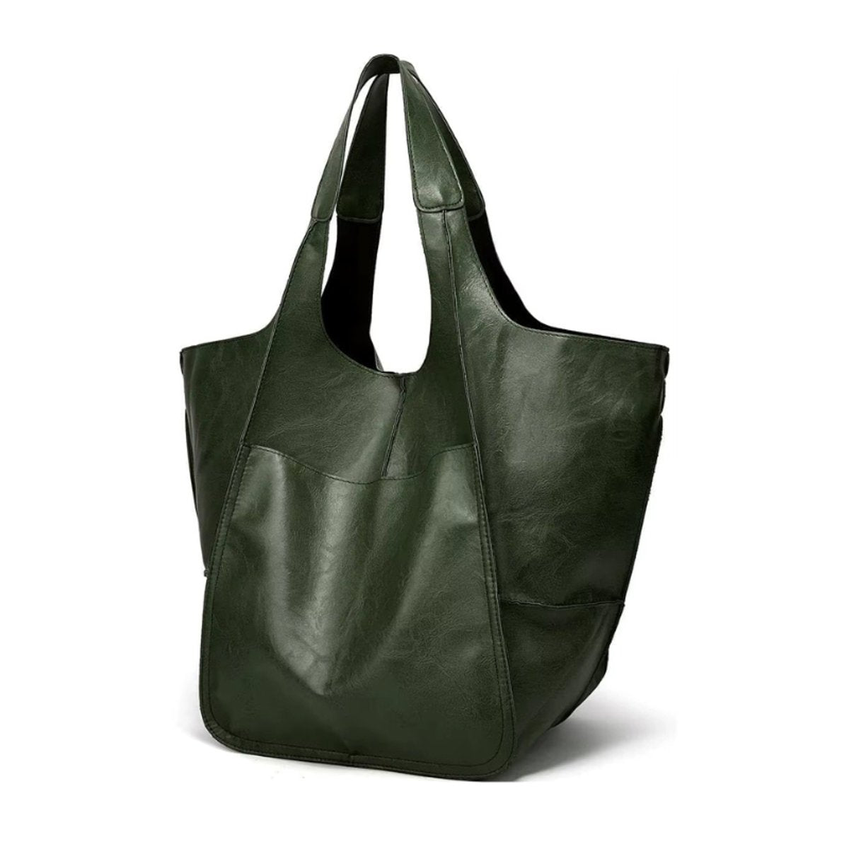Charlotte Oversized Vegan Leather Tote Bag