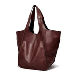 Charlotte Oversized Vegan Leather Tote Bag