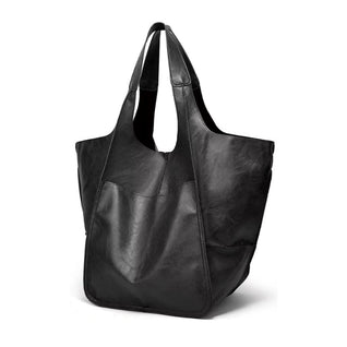 Charlotte Oversized Vegan Leather Tote Bag