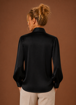 Women’s Satin look  Bow Blouse | Areleon