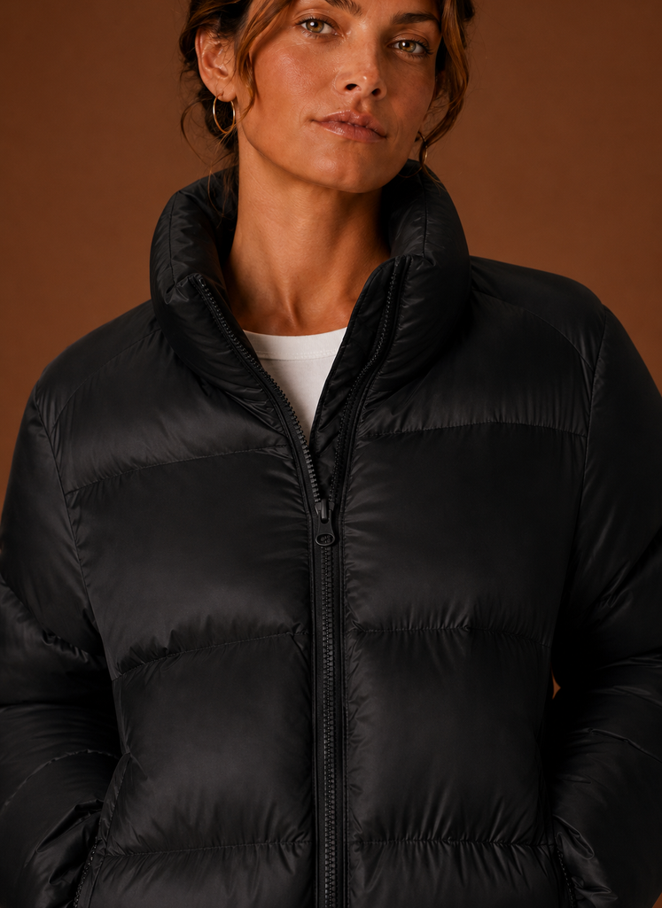 Women's Puffer Jacket - Quilted Winter Coat | Areleon