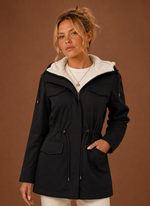 Women's Parka Jacket - Hooded Fleece-Lined Long Winter Coat | Areleon