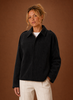 Women's Suede Oversized Jacket | Areleon