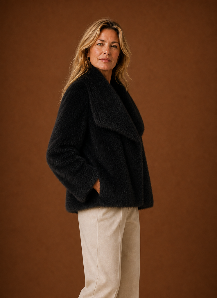 Women's Faux Fur Coat - Winter Jacket | Areleon