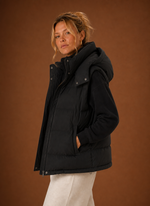 Women's Puffer Vest - Oversized Hooded Sleeveless Jacket | Areleon