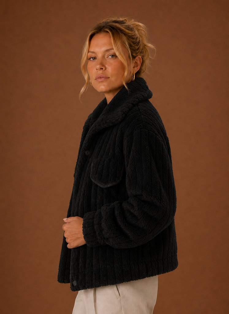 Women's Winter Coat - Oversized Teddy Jacket | Areleon