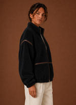 Women’s Sherpa Jacket - Zip-Up Fleece Coat | Areleon