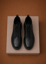 Women's Chunky Combat Lace Up Boots | Areleon