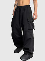 Michael Wide-Leg Cargo Street Pants