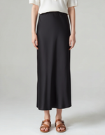 Old Money Silk Skirt