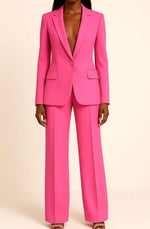 Hannah Single-Button Blazer & Trouser Set