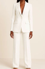 Hannah Single-Button Blazer & Trouser Set