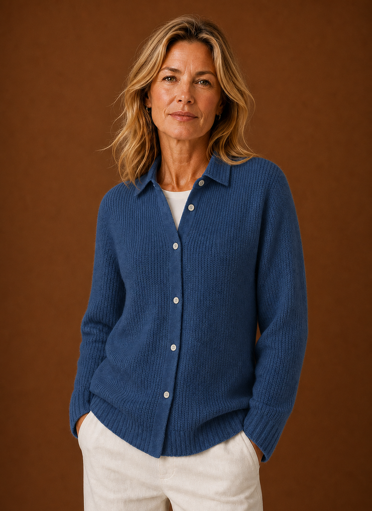 Women's Knit Cardigan - Button-Front Sweater | Areleon