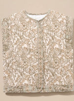 Hannah Quilted Floral Vest with Side Pockets