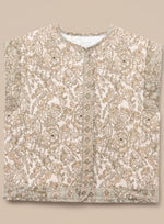 Hannah Quilted Floral Vest with Side Pockets