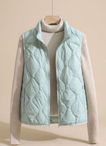 Annika Quilted Stand Collar Bodywarmer Vest