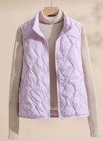 Annika Quilted Stand Collar Bodywarmer Vest