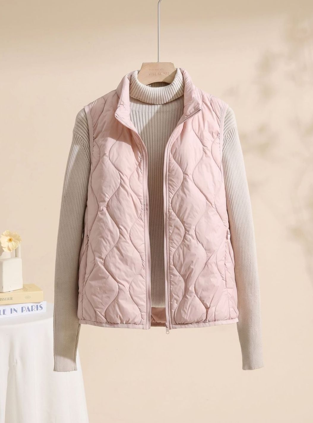 Annika Quilted Stand Collar Bodywarmer Vest