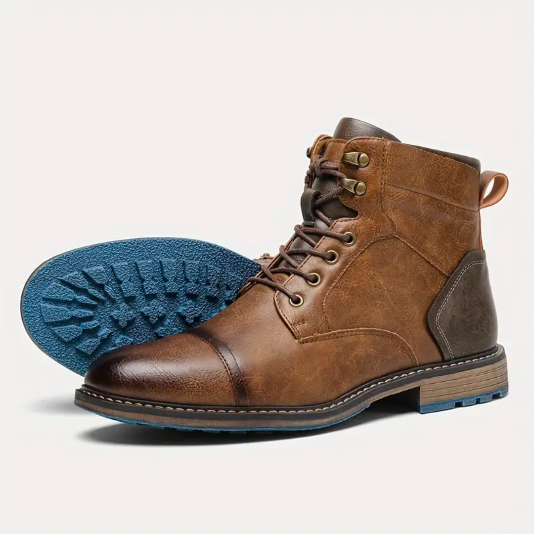 Dominic Classic Round-Toe Boots