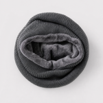 Brimley Knit Snood in charcoal grey, product shot