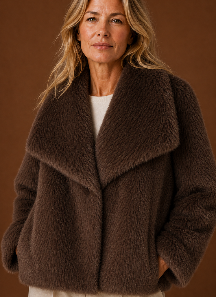Women's Faux Fur Coat - Winter Jacket | Areleon