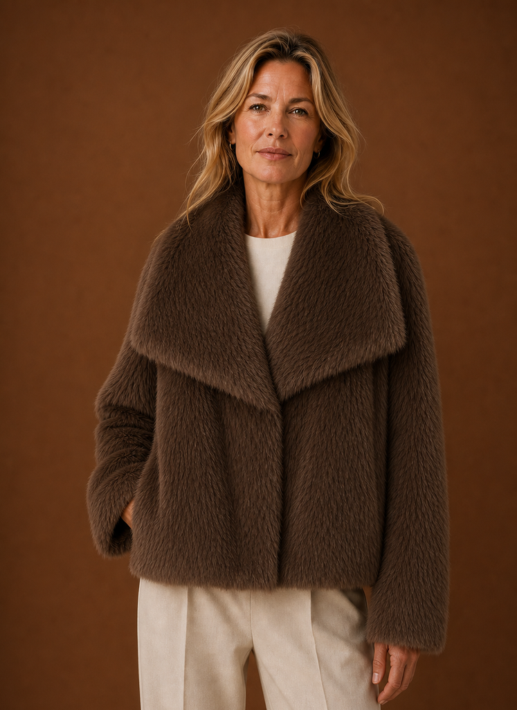 Women's Faux Fur Coat - Winter Jacket | Areleon