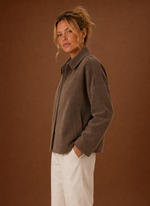 Women's Suede Oversized Jacket | Areleon