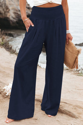Johanna High-Waist Wide-Leg Pants