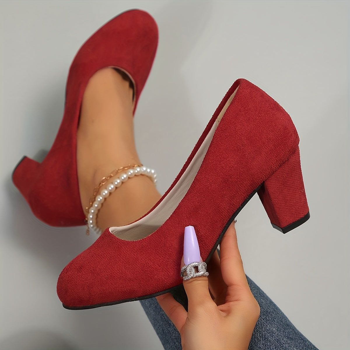 Vayda | Block Heel Pumps