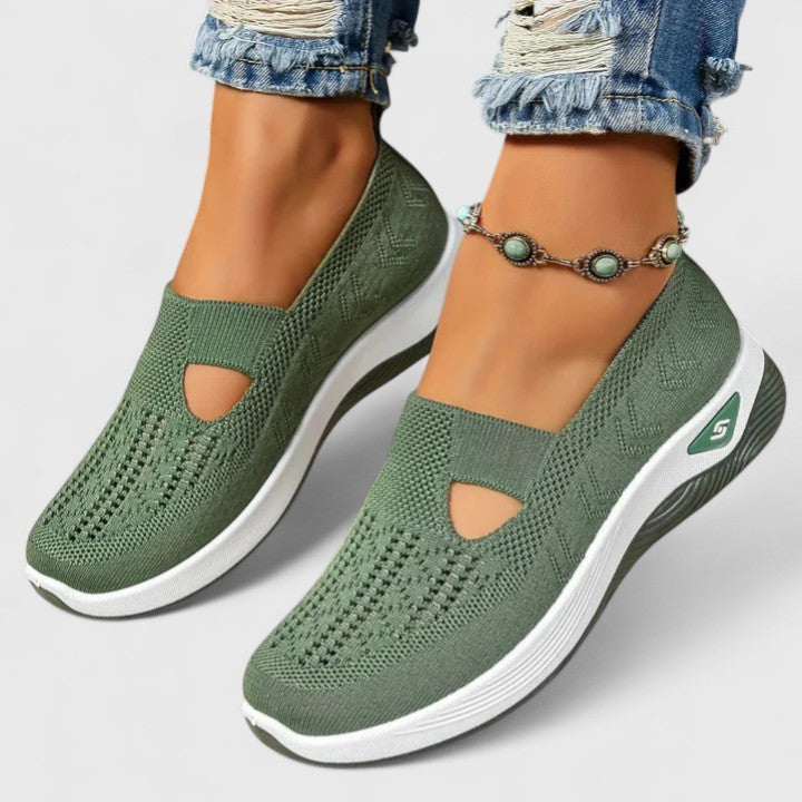 Regine Slip-On Breathable Mesh Walking Sneakers