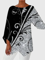 Alayah | Elegant Crew Neck Top