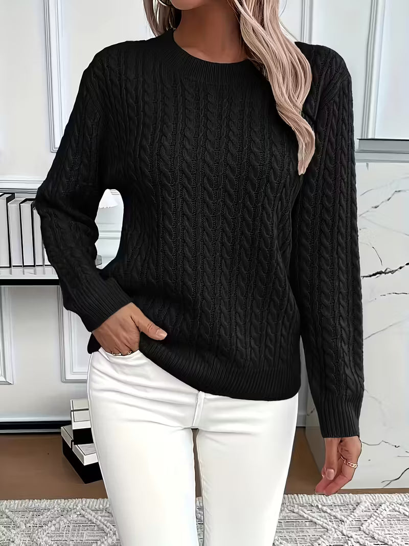 Doris Cozy Cable Knit Winter Sweater