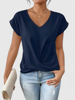 Mahrianne | V-Neck Casual Top, women's top – view 3