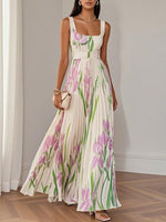 Brooklyn | Women’s Boho Floral Flowing A Line Dress