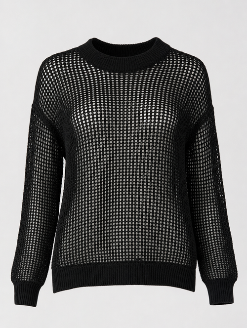 Calder Open Weave Knit Sweater