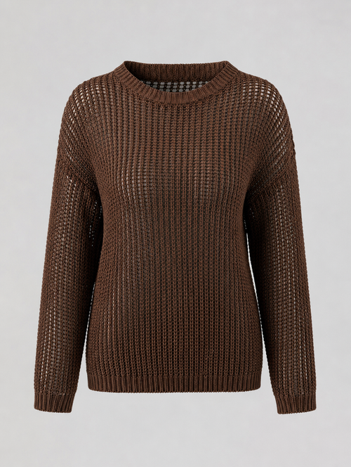 Calder Open Weave Knit Sweater