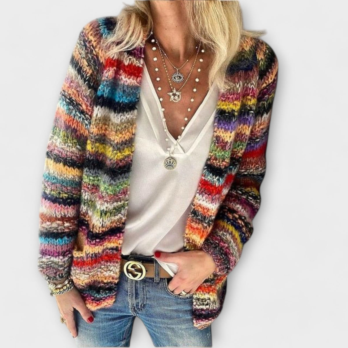 Dalynorah | Casual Knit Cardigan, women's cardigan – view 1
