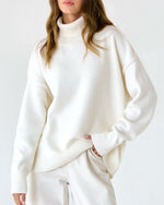 Claudia Oversize High-Neck Casual Sweater