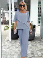 Doris Two-Piece Evening Set with Top and Pants