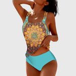 Martina Printed Tankini Swim Set