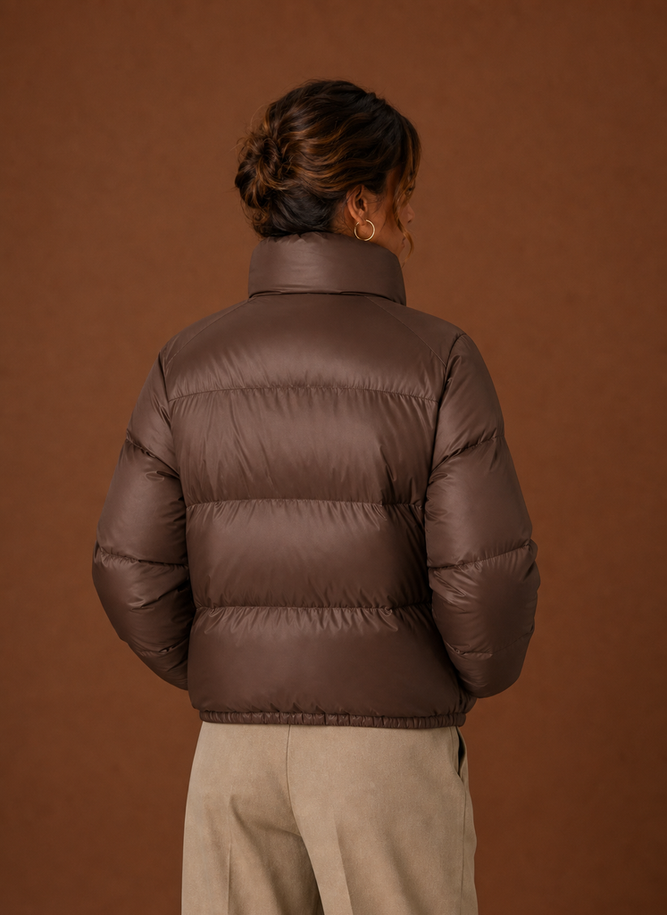 Women's Puffer Jacket - Quilted Winter Coat | Areleon