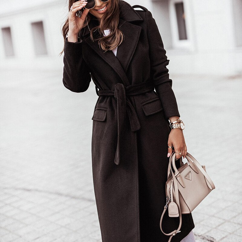 Helene Casual Streetstyle Long Coat
