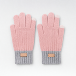 Colby Knit Touchscreen Gloves in blush pink, product shot