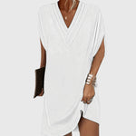 Nicole V-Neck Relaxed Mini Dress