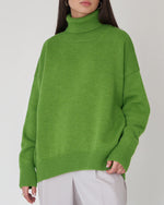 Claudia Oversize High-Neck Casual Sweater
