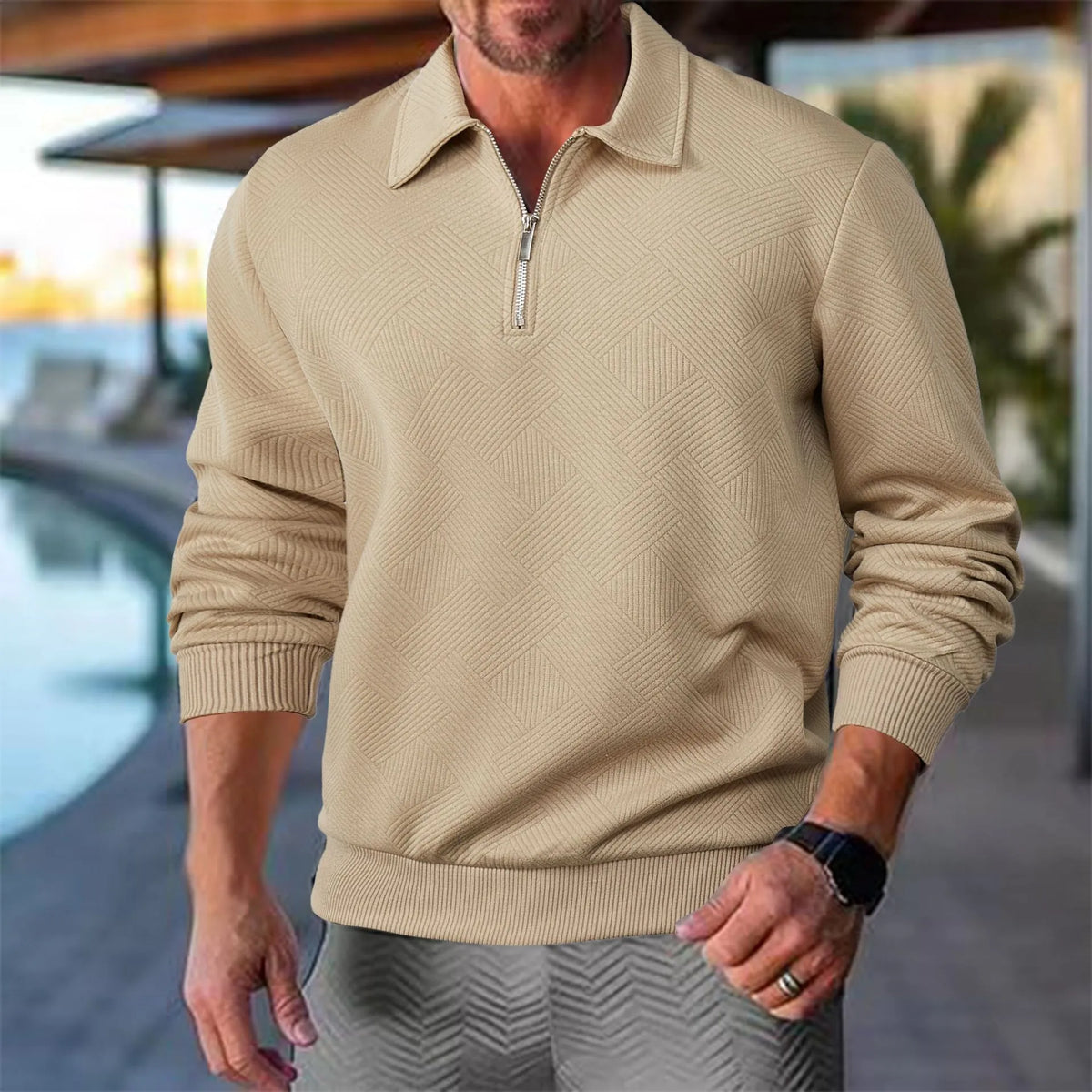 Alexander Half-Zip Pullover Top