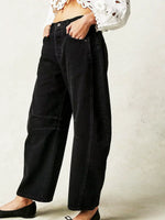 Gabriela Printed Wide-Leg Jeans