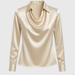 Emma Cowl Neck Long Sleeve Top