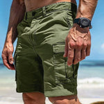 Fabian Straight-Fit Cargo Shorts with Side Pockets