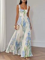Brooklyn | Women’s Boho Floral Flowing A Line Dress